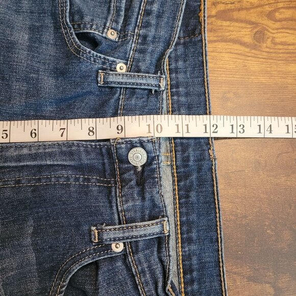 Levi's Jeans Size 33x30 Measures 33x29 Relaxed Straight 559 Medium Dark Wash - Picture 9 of 11